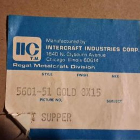 Last Supper Shadowbox - Picture 2 of 3